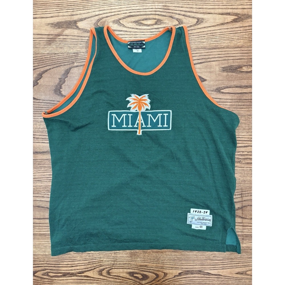 Vintage‎ Stall & Dean Men's Miami 1928-29 Basketball Jersey Size 48